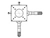 B27-100AR Manual XY Axis Crossed Roller Thru-Hole 100x100mm Platform 12.5mm Travel Micrometer Stage