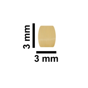 Bel-Art Spinbar Teflon Micro (Flea) Magnetic Stirring Bar; 3 X 3MM, Yellow