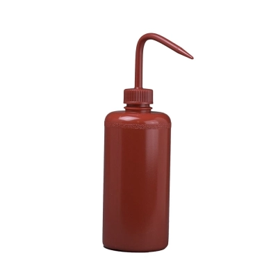 Bel-Art Red 500Ml Polyethylene Wash Bottle 11650-0016 (Pack of 6)