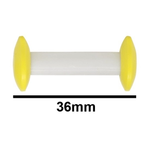 Bel-Art Circulus Teflon Magnetic Stirring Bar; 36MM Length, Yellow