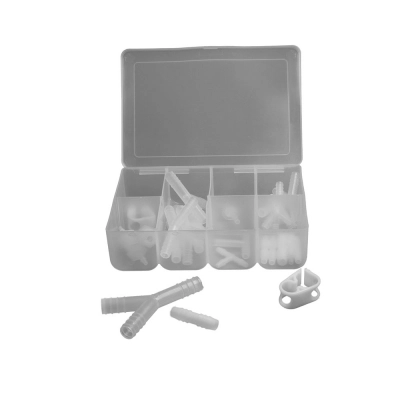 Bel-Art 28 Piece Plastic Fitting Kit (Pack of 28)