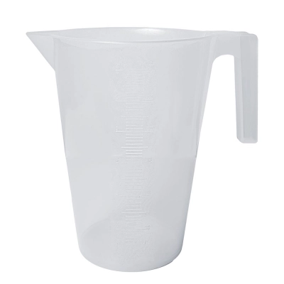 Bel-Art Tall Form 3000ML Polypropylene Graduated Pitcher; 50ML Graduation