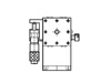 BS31-40C Manual Stainless Z Axis Crossed Roller 40x40mm Platform 6.5mm Travel Micrometer Stage