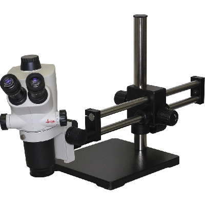 Leica S APO Stereo Microscope with Dual Arm Ball Bearing Boom Stand