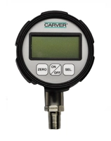 Carver 6306.BN43 Digital Force Gauge For Manual 30 Ton Presses in 100lb Increments