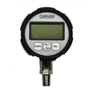 Carver 6306.BN23 Digital Force Gauge for all Manual 12 Ton Presses 100lb Increments