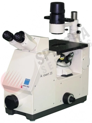 Zeiss Axiovert 35 Inverted Phase Contrast Microscope