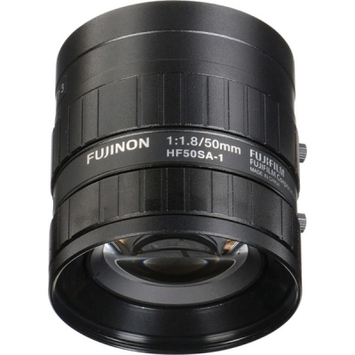 FUJINON C-Mount Lens, 50mm, 5 Megapixel, F1.8-F22 Iris Range, Model # HF50SA-1