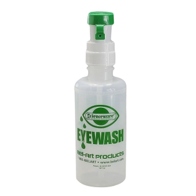 Bel-Art Emergency Eye Wash Safety Station Bottle Refill, 500ML