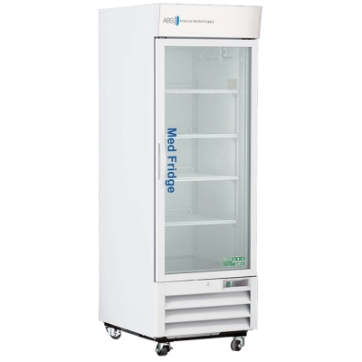 ABS 23 Cu. Ft. Standard Pharmacy Glass Door Refrigerator PH-ABT-HC-S23G