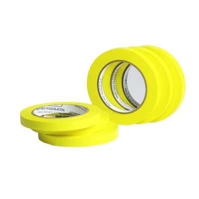 Bel-Art Write-On Yellow Label Tape; 40 YD Length 1/2 IN Width (Pack of 6)