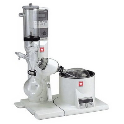 Yamato RE-801-CO2 Rotary Evaporator with BO-410 Oil Bath and Glassware C