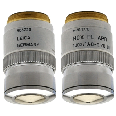 Leica HCX PL APO 100X/1.40-0.70na OIL Microscope Objective