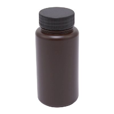 Dynalon 8oz HDPE WM Amber Bottle 301645-0008 (CS/72)