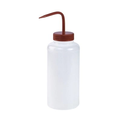 Bel-Art Wide-Mouth 1000ML Polyethylene Wash Bottle 11625-1000 (Pack of 4)