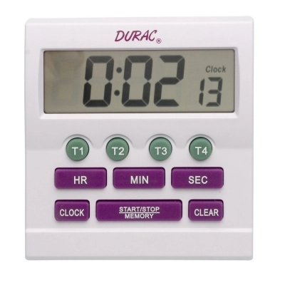 Durac 4-Channel Electronic Time And Clock With Certificate Of Calibration