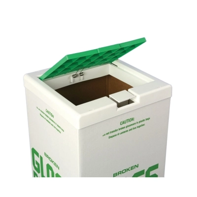 Bel-Art Plastic Cover For Glass Disposal Carton