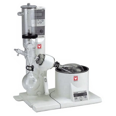 Yamato RE-601-CW2 Rotary Evaporator with BM-510 Water Bath and Glassware C