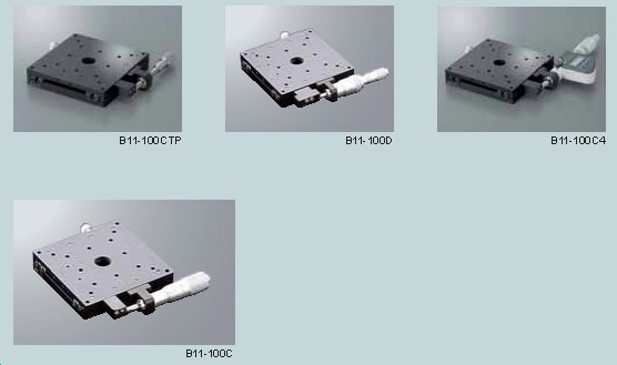 Manual X Axis Crossed Roller Stages