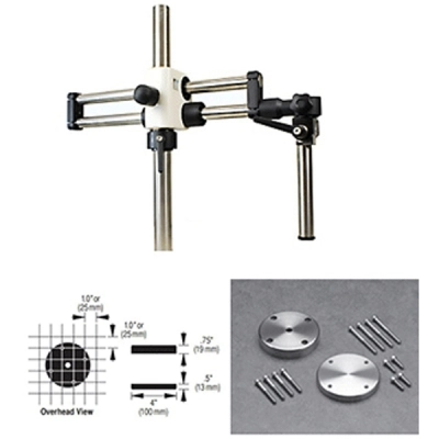 SMS20-6-TM Heavy Duty Ball Bearing Boom Stand for Zeiss Stereo Microscopes with Table Mount