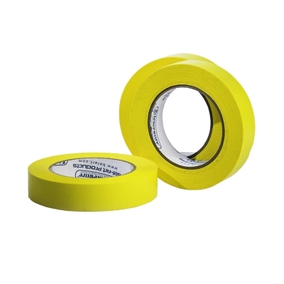 Bel-Art Write-On Yellow Label Tape; 40YD Length 1 IN Width (Pack of 3)