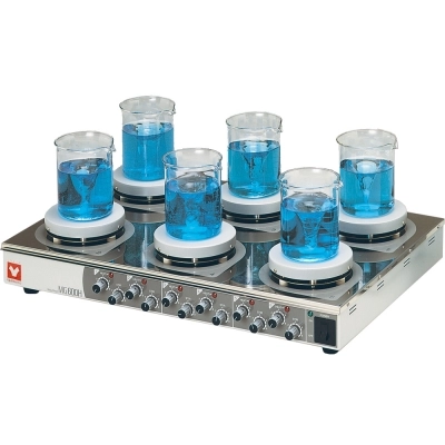 Yamato MG-600H-115V Magnetic Stirrer With Hot Plate X 6