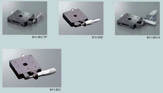 Manual X Axis Crossed Roller Stages