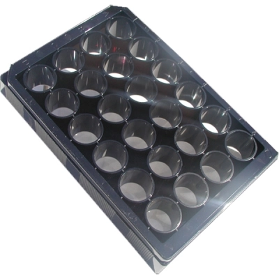Labnet Krystal Microplate 24 x 3mL Black Pack of 56 (Tissue Culture Treated) Model # P9835