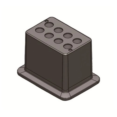SCILOGEX Block, used for 15mL tubes, 8 holes Model # 18900241