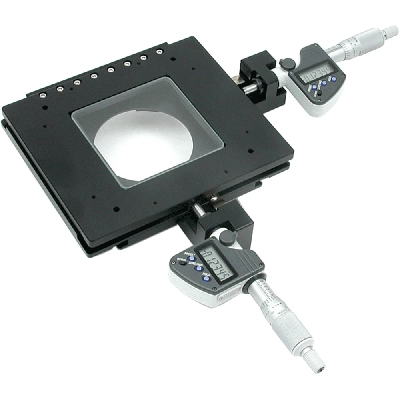 2" x 2" Open Frame Micrometer Measuring Stage