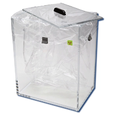 Dynalon 13 x 9 x 15" Beta Floor Bin with Lid 172125