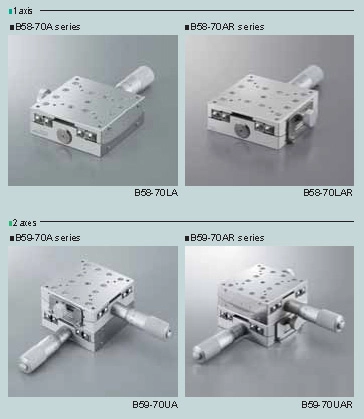 Manual Crossed Roller Tilt Goniometer Stages