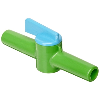 Kartell 10mm HDPE Miniature Tubing Stopcock 228265 (CS/10)