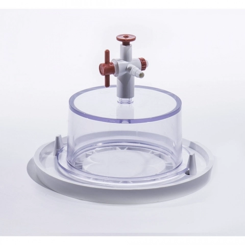 Bel-Art Products 42022-0000 Space Saver Clear Base Vacuum Desiccator