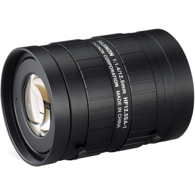 FUJINON C-Mount Lens, 12.5mm, 5 Megapixel, F1.4-F22 Iris Range, Model # HF12/5SA-1