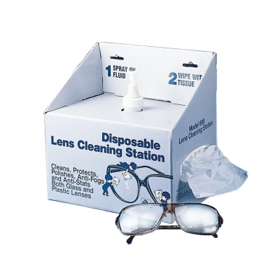 Bel-Art Disposable Lens Cleaning Station; 8oz Non-Silicone Fluid