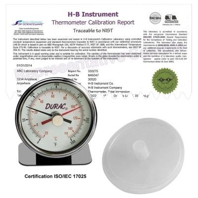 Durac Maximum Registering/Autoclave Bi-Metal Thermometer;-20 To 150C