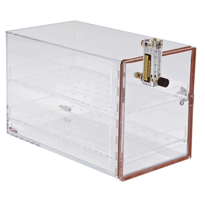 Desiccator Cabinet, Clear Acrylic, 1 Door Dry Box, 24W, 24D, 18H