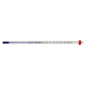 Durac Plus PFA Safety Coated Liquid-In-Glass Thermometer;-20 To 110C, Total Immersion