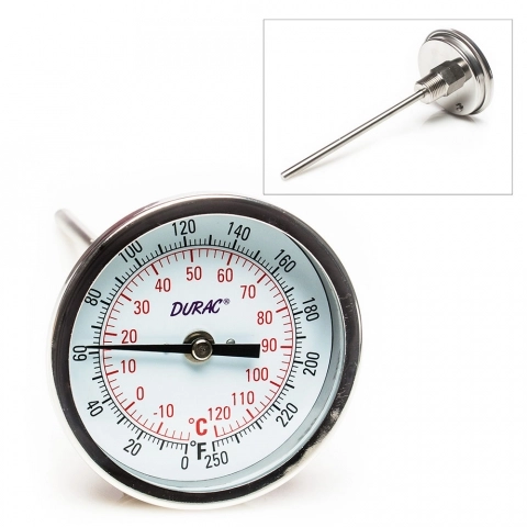 Enviro-Safe Pocket Glass Thermometer 0 to 220F