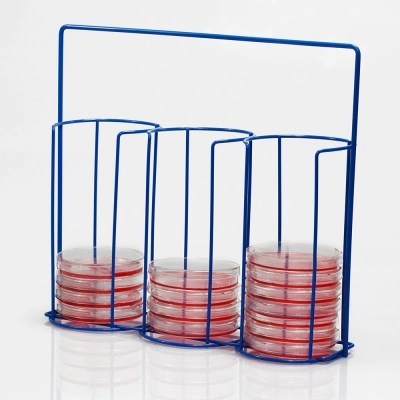 Bel-Art Poxygrid 100MM Petri Dish Carrying Rack;30 Places