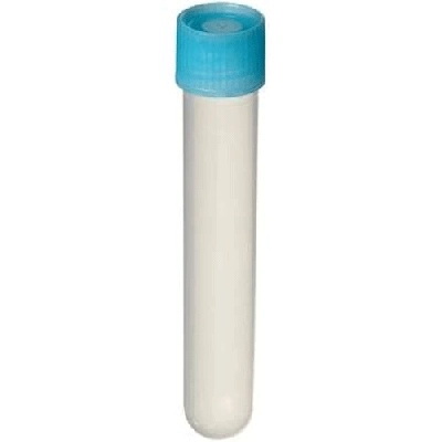 Kartell 16mm PP/LDPE Blue Test Tube Screw Closure 299334-000B (PK/100)