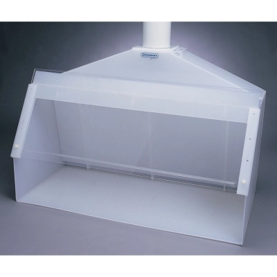 Bel-Art Fabricated Polypropylene Fume Hood With Acrylic Sash; 48 X 24 X 36 IN