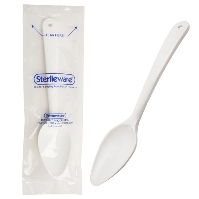 Bel-Art Large Sterile Sampling Spoon; 30mL, Individually Wrapped (Pack of 25)