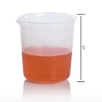 Bel-Art Graduated Griffin Low-Form 250ML Beakers; 50ML Graduation (Pack of 6)