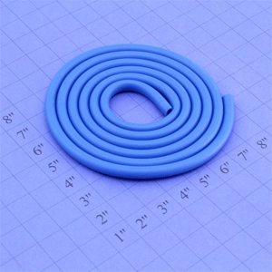 PVC Tube Blue 6 Foot Piece