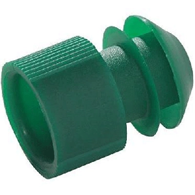 Kartell 15-17mm Green LDPE Test Tube Stopper 276155-000G (CS/1000)