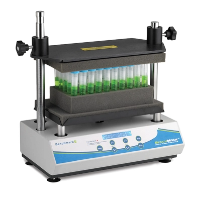 Benchmark Scientific BenchMixer XL Multi-Tube Vortexer, Includes 50x12mm Tube Rack BV1010