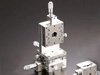 BS71-40AR Manual Stainless XYZ Axis Crossed Roller 40x40mm Platform 6.5mm Travel Micrometer Stage