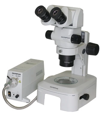 Olympus SZX7 Stereo Microscope on transmitted Light Stand